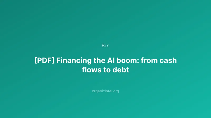 Wall Street Pours Billions Into AI Infrastructure Debt as Credit Risks Mount