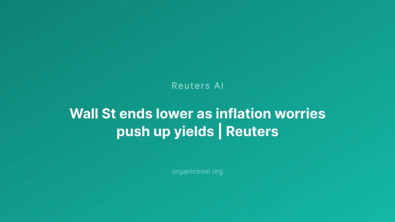 Semiconductor Stocks Slide as Treasury Yields Spike, Inflation Fears Resurface