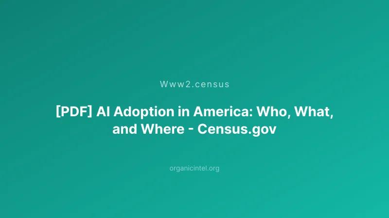 Microsoft's AI Map Reveals Surprising Spread Beyond Tech Hubs Into Mainstream America