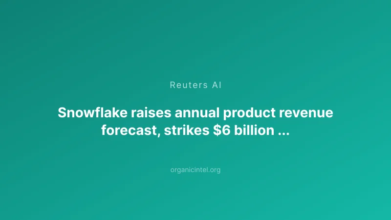 Snowflake Jumps 30% on $6 Billion AWS Deal and Stronger Sales Outlook