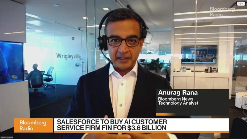Salesforce to Acquire AI Customer Service Firm Fin for $3.6 Billion
