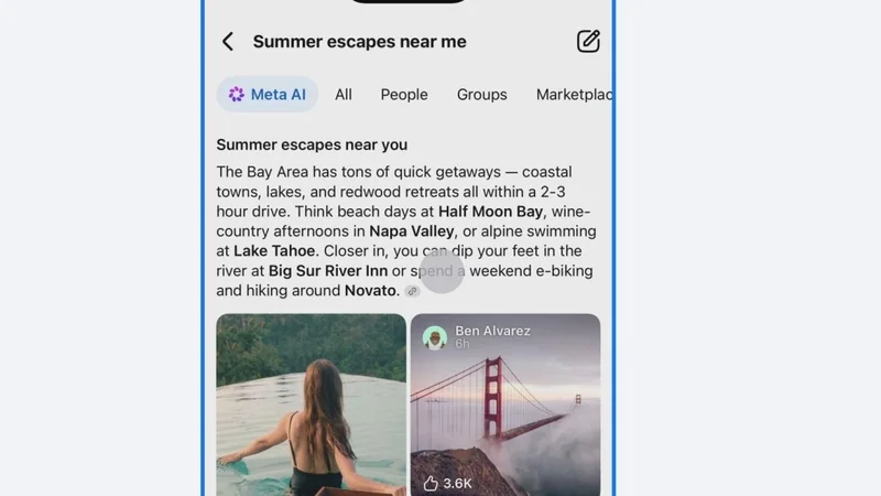 Meta rolls out AI Mode for Facebook search using public posts as source material