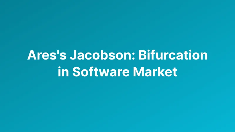 Ares Sees Software Market Splitting as AI Rewrites Private Credit Investment Assumptions