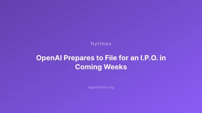 OpenAI Targets September IPO After Musk Lawsuit Dismissal Clears Path
