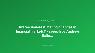 Bank of England Governor Says UK Banks Blocked From Anthropic's Mythos AI Tool