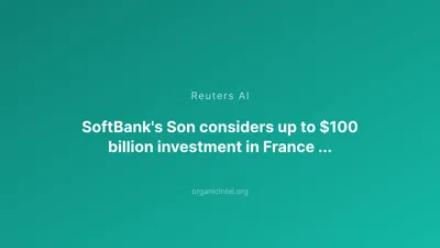 SoftBank Pledges Up to €75 Billion for French AI Data Center Buildout
